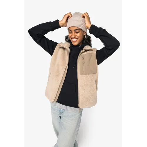 Bodywarmer écoresponsable en sherpa unisexe