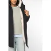 Veste écoresponsable imperméable doublée en sherpa unisexe