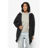 Veste écoresponsable imperméable doublée en sherpa unisexe