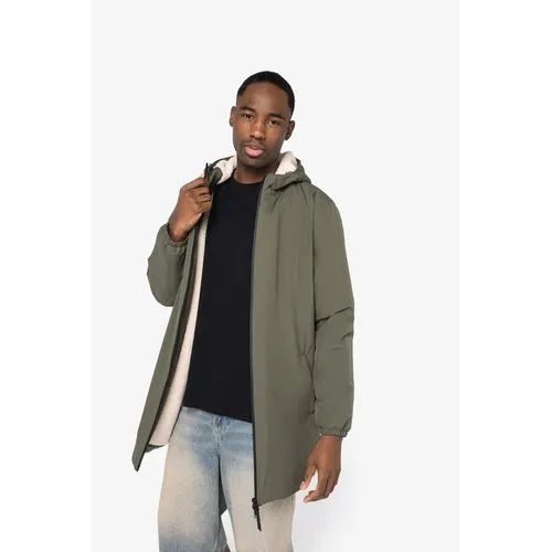 Veste écoresponsable imperméable doublée en sherpa unisexe