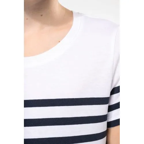 T-shirt marin col rond Bio enfant