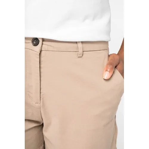 Bermuda chino écoresponsable femme