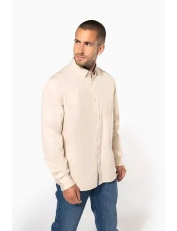 Chemise coton manches longues Nevada homme