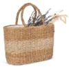 Sac panier en jute et jonc de mer 3 Sac panier en jute et jonc de mer