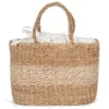 Sac panier en jute et jonc de mer 1 Sac panier en jute et jonc de mer