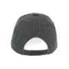 Casquette écoresponsable effet déchiré unisexe noir délavé 3 Casquette écoresponsable effet déchiré unisexe