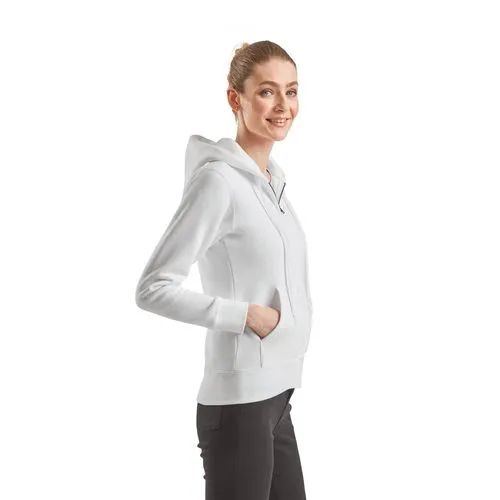 Sweat-shirt femme zippé capuche Premium (62-118-0)