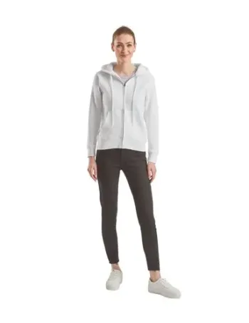 Sweat-shirt femme zippé capuche Premium (62-118-0) 1 Sweat-shirt femme zippé capuche Premium (62-118-0)