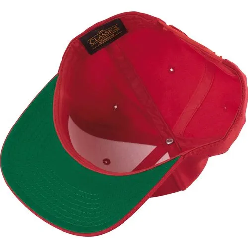 Casquette visière plate - 6 panneaux