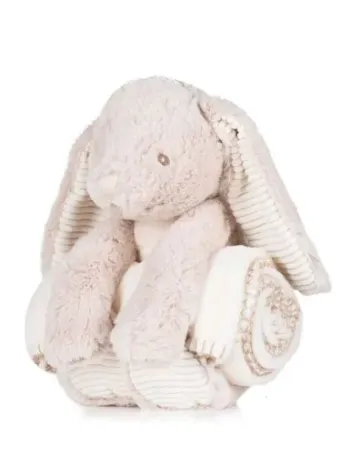 Peluche Lapin & couverture
