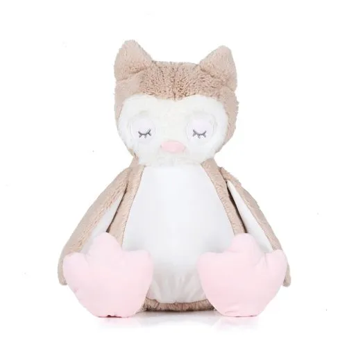 Peluche zippée Chouette
