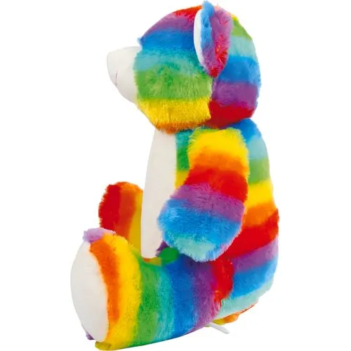 Peluche zippée Ours multicolore