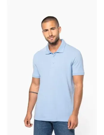 Polo piqué manches courtes homme