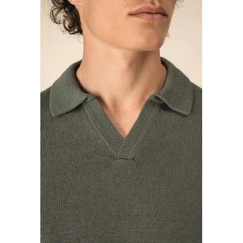 Pull homme à col polo