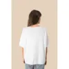 T-shirt écoresponsable slub oversize femme