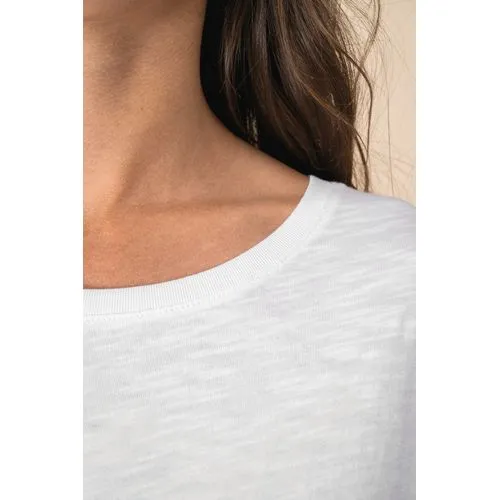 T-shirt écoresponsable slub oversize femme