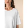 T-shirt écoresponsable slub oversize femme