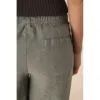Pantalon délavé en lin femme