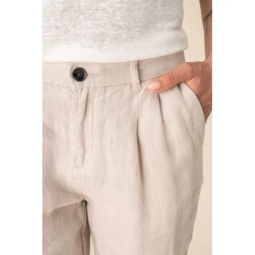 Pantalon en lin femme