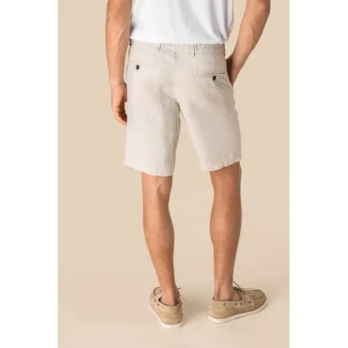 Bermuda en lin homme