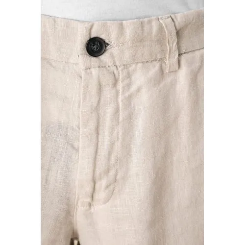 Bermuda en lin homme