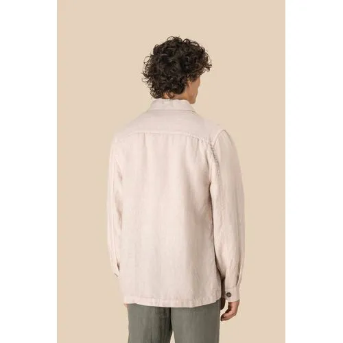 Surchemise délavée en lin homme
