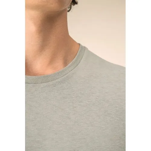 T-shirt écoresponsable en coton bio et lin unisexe