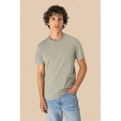 T-shirt écoresponsable en coton bio et lin unisexe