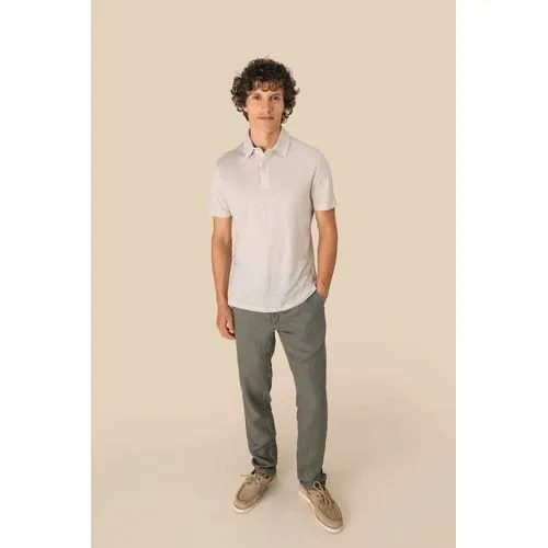 Polo en lin homme
