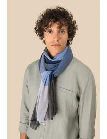 Chèche à carreaux unisexe