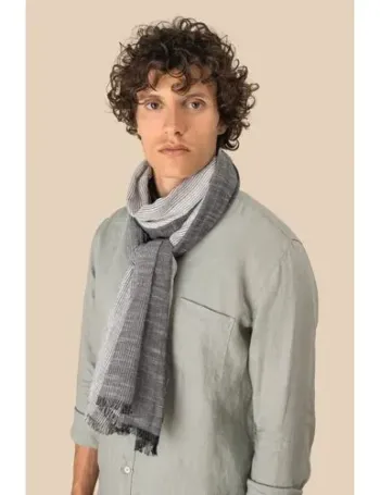 Chèche à rayures unisexe