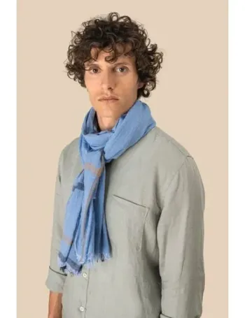 Chèche à rayures unisexe