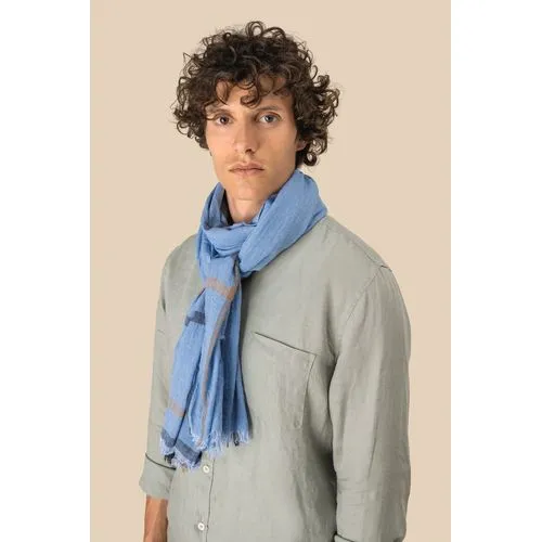 Chèche à rayures unisexe