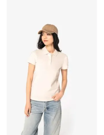 Polo écoresponsable maille piquée femme
