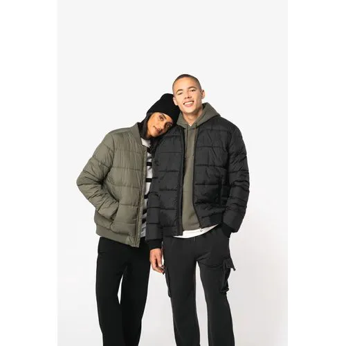 Veste matelassée écoresponsable à col teddy unisexe