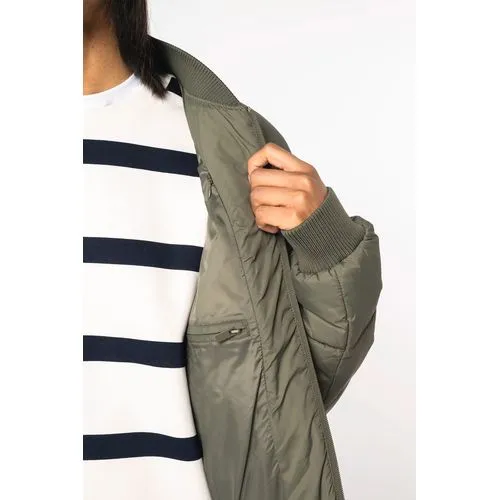 Veste matelassée écoresponsable à col teddy unisexe