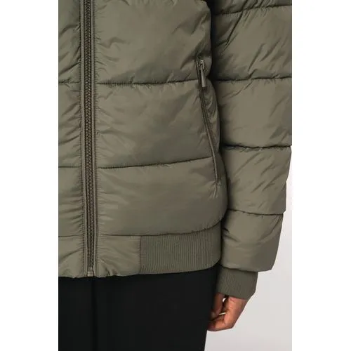 Veste matelassée écoresponsable à col teddy unisexe