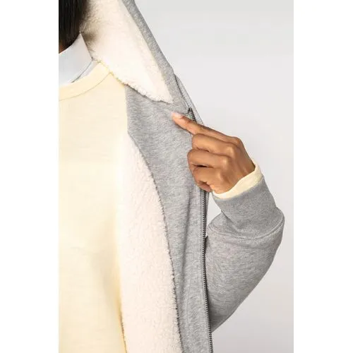 Sweat-shirt écoresponsable zippé doublé en sherpa unisexe 9 Sweat-shirt écoresponsable zippé doublé en sherpa unisexe