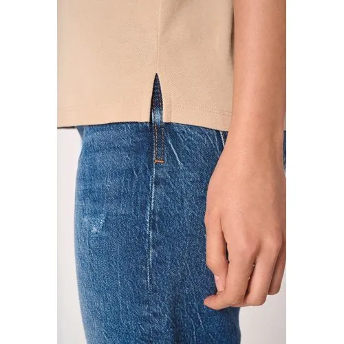 Polo piqué femme