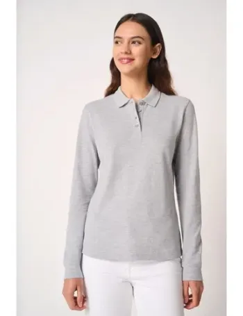 Polo piqué LSL femme