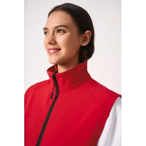 Bodywarmer softshell 2 couches unisexe