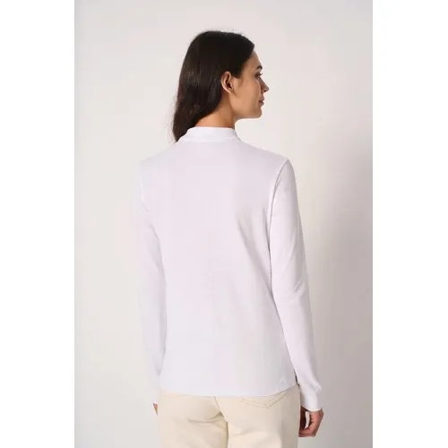 Polo piqué LSL femme
