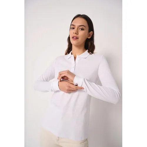 Polo piqué LSL femme