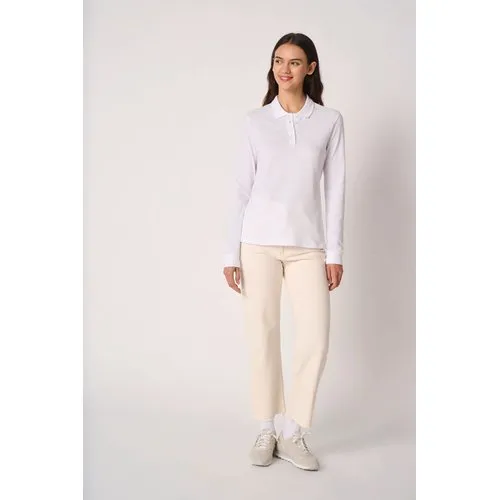 Polo piqué LSL femme