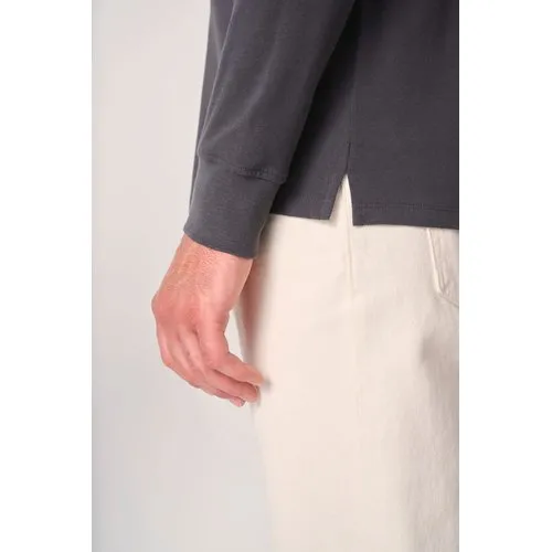 Polo piqué LSL homme