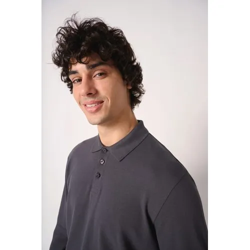 Polo piqué LSL homme