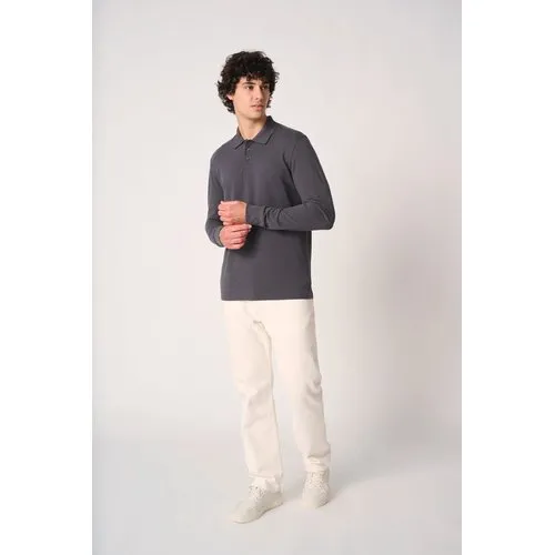 Polo piqué LSL homme