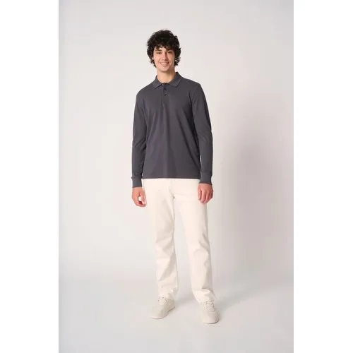 Polo piqué LSL homme