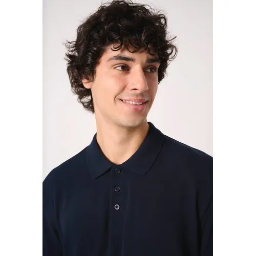 Polo piqué LSL homme