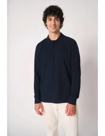 Polo piqué LSL homme